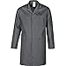 Produktbild Wellwork - Arbeitsmantel Berufsmantel Berufskittel Kittel grau Baumwolle Gr.XS-5XL (4XL, Grau)