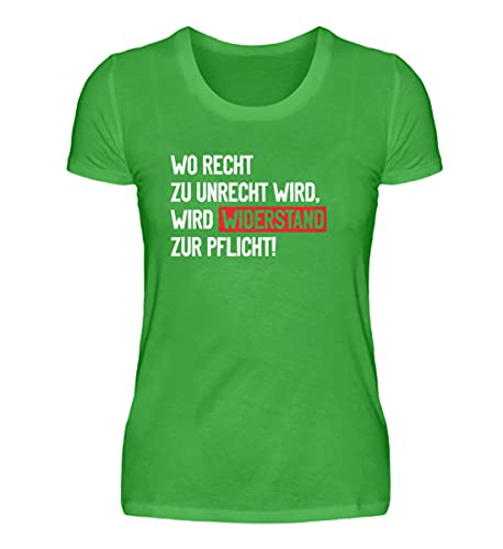 T-shirt pour femme militant vert pomme idéal pour les sorties