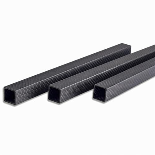 1Pcs 3K Full Carbon Fiber Square Tube High Strength Length 1000mm OD 8mm 10mm 12mm 14mm 15mm 16mm 17mm 18mm Plain Matte 3K Carbon Fiber Square(17x17x15mm Plain)
