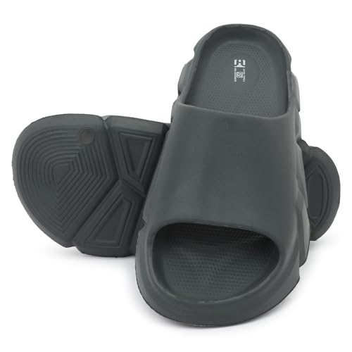 Image of Hygear Men's Warrior EVA Slides | Ultra Soft Cushion | Lightweight | Waterproof | Stylish |Anti-Skid | Comfortable Everyday Slides for Men