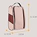 Zxpjkyu Golf Shoes Bag Carry Bag Equipment, Portable Large Capacity Shoe Carrier Pouch for Running Camping Outdoor Hiking Sports, Khaki