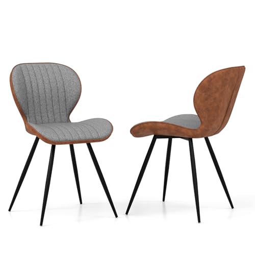COSTWAY Juego de 2 Sillas de Comedor Sillas