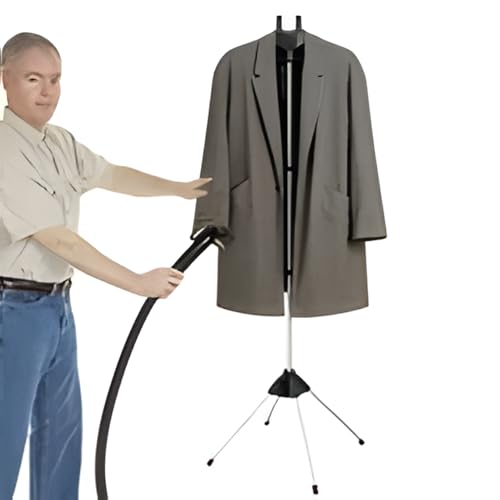 Image of 24x7 eMall Clothes Display Stand Hanger Rack For Shops Retailers, Steam Iron Stand Adjustable 3-Height Tripod Foldable Clothing Rack For Air Drying, Ironing & Storage., 430 x 20 x 860 mm