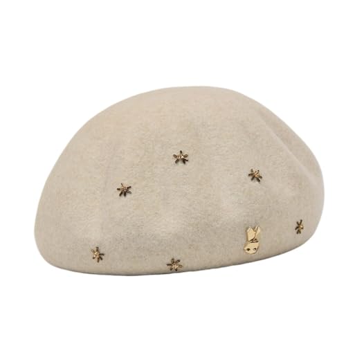 Béret d'automne et d'hiver pour femme style peintre élégant