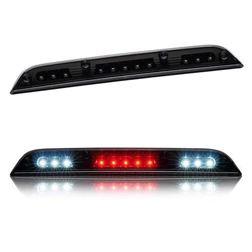 Image of Third 3rd Brake Light LED for 2015-2020 Ford F150, High Mount Rear Brake Lights Assembly for 2017-2020 F250 /F350 /F450 Super Duty, Waterproof Center Cab Lamp Stop Light (Black)