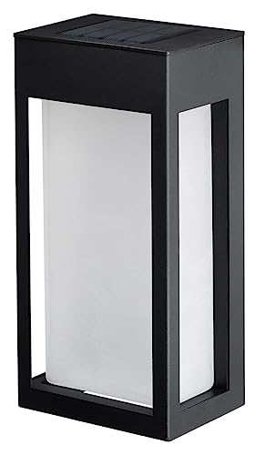 Lampes d'appoint solaires en verre et acier inoxydable longue autonomie lot de 4