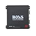 BOSS Audio Systems R4002 Riot Series Car Audio Stereo Amplifier ? 800 High Output, 2 Channel, Class A/B, 2/4 Ohm, Low/High Level Inputs, High/Low Pass Crossover, Full Range, Bridgeable, Subwoofer