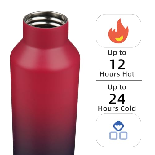Konokyo 25 oz Insulated Stainless Steel Water Bottle with Straw Lid by Konokyo - Used condition - Image 2