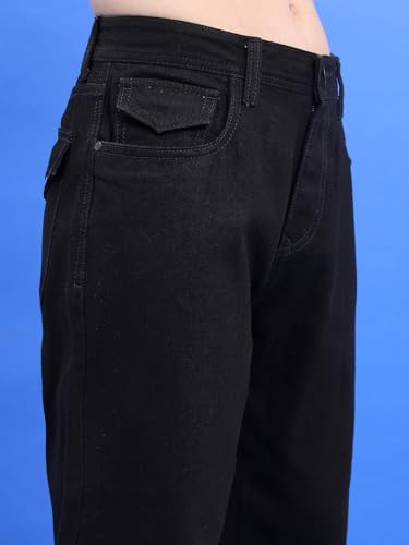 Image of Highlander Men's Loose Fit Jeans | Wide Leg | Mid Rise | Cotton | Jeans for Man