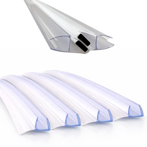 MEGI Kit Guarnizioni per Box Doccia Angolare, Vetro 6MM, Altezza