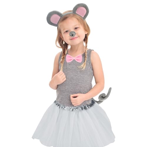Disfraz Completo de Ratón Gris con Accesorios miniatura 3