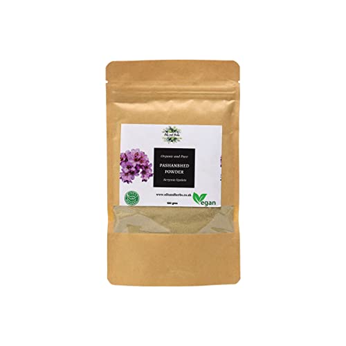 Clean Organic Pashanbhed Root Powder - Bergenia Ligulata -100% Pure and Natural (100)
