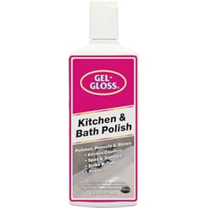 Industries Gel-Gloss Kitchen and Bath Cream Wax Polish, 8 Fluid Ounces -GG-8