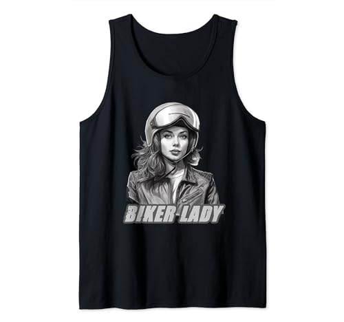 Motociclista Donna Moto per un motociclista Canotta