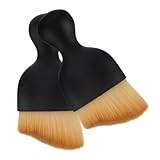 Abaodam 2個楽器用洗浄ブラシ ソフトブラ でギターやバイオリンのメンテナンスに 長持ちする繊維素材 軽量設計で持ち運び便利