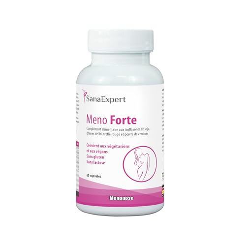 SanaExpert Meno Forte – Complément Naturel pour Soulager les Symptômes de la Ménopause –...