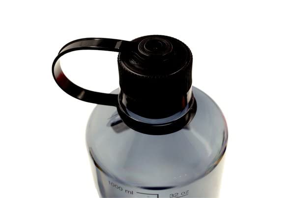 Nalgene Leak Proof Tritan BPA-Free Water Bottle - 32 oz Narrow Mouth - Made in the USA for Outdoor Use & Daily Hydration (Grey) - Image 4