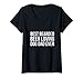 Femme Best Bearded Bier Lovin Vati Pet Lover T-Shirt avec Col en V