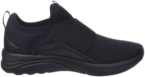 PUMA Women's SOFTRIDE SOPHIA SLIP-ON Sneaker, Puma Black-Puma White, 8 | Image 5