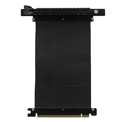 Jullynice PCI-E cabo de extensão 16X tipo L PCI-E 16X extensor de elevação de alta velocidade flexív