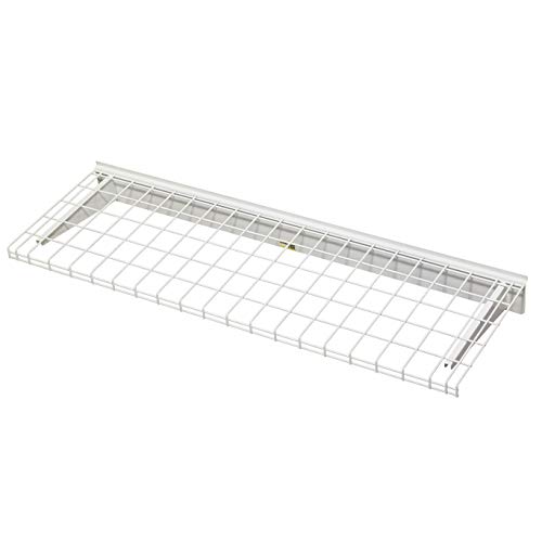 Garagetek 48" Heavy Duty Garage Shelving | Steel Shelf For Garage | Portable Utility Shelf Heavy Duty - Wire Shelving Rack, Mounts On Tekpanel, Tektrak And Most Garage Storage Slat Walls #TOP3
