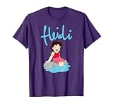 Heidi on the Water with Logo Blue Cartoon TV Series T-Shirt