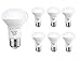 Produktbild R63 Reflektor E27 LED-Scheinwerferlampen, entspricht 90-W-Lampen, LED 9 warmweiße 3000K-Energiesparlampen, nicht dimmbar, ES-LED-Glühbirne, Edison-Schraubenlampen, 6er-Pack