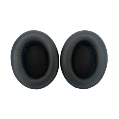 Coussinets d'oreille pour Sony WH-1000XM3 Casque, Oreillette de Remplacement pour Sony WH1000XM3 Casque, Cuir Souple (Noir)