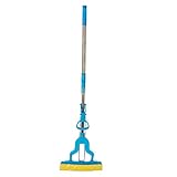 Weehey Balai-éponge éponge en PVA Absorbant avec Manche à Balai Extensible télescopique en Acier Inoxydable pour ménage Ofiice Cleaning Blue