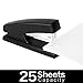 Deli Stapler, Desktop Staplers with 640 Staples, Office Stapler, 25 Sheet Capacity, Black