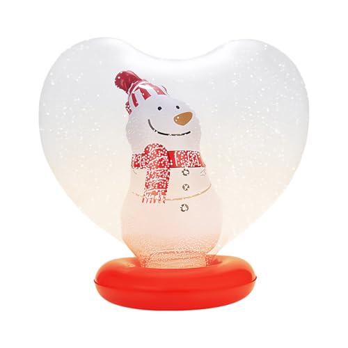 Décoration de Noël cœur gonflable étanche à télécommande sans fil
