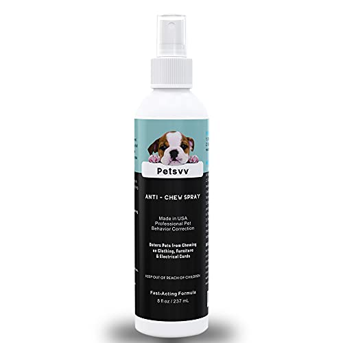QUTOP Anti Chew Spray for Dogs, No Chew Spray for Dogs and Puppies, Bitter Dog Deterrent Spray to Stop Biting, Protect Household Items