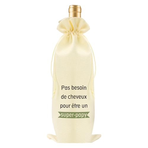 Karyllena Cadeau Papy Sac Bouteille Vin Cadeau Noel pour...