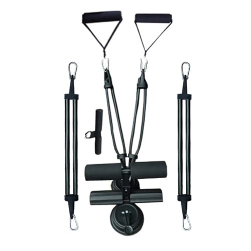 Asistente para abdominales para abdominales, soporte de pie para sentadillas, ayuda de entrenamiento para abdominales y máquinas musculares para mejorar el rendimiento de sentadillas y desarrollar