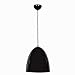Access Lighting - HI Access 23776LEDDLP-SBL/WHT Transitional LED Pendant from Nostalgia Collection Finish, Shiny Black