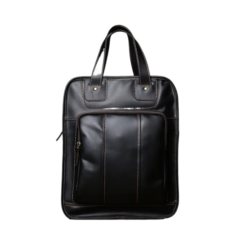 Sac à main vertical en cuir pour homme idéal au bureau et en voyages d'affaires