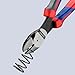 KNIPEX 74 22 200 Comfort Grip High Leverage Angled Diagonal Cutter, 8-Inch, Angled, Comfort Grip