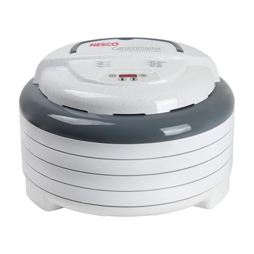 NESCO FD‑1040 Gardenmaster Digital Pro 4 Tray Food Dehydrator for Home Food Preservation, White Electric Dehydrator with Expandable Tray Capacity by NESCO - Used condition - US$96.33