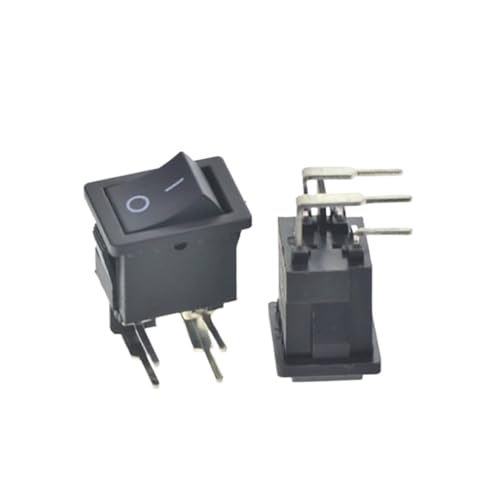 Interrupteur à bascule KCD1 2/3 broches commutateur de voiture noir 6A 250V