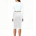 Pencil Skirt for Women Stretch High Waist Velvet Skirts with Back Split Below Knee Midi Work Office Formal Party White L