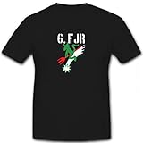 18eme regiment chasseurs parachutistes  Parachute Regiment chasseur 6 Vert diable WK 2 Carentan Normandie – T-Shirt # 8492 - Noir - Large