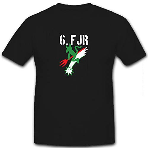 Parachute Regiment Chasseur 6 T-Shirt Noir Militaire Carentan #8492