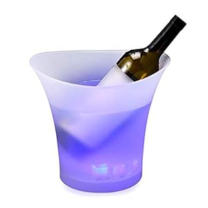 Smad LED-ijsemmer, bieremmer voor bars, 7 kleurveranderende ijsemmer voor cocktail, champagne, wijn, bier, drankjes…