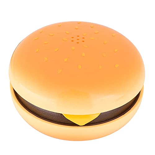 Teléfono fijo con forma de hamburguesa rojo y amarillo miniatura 7