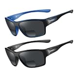 ZERPEET 2 Pack Bifocal Sunglasses for Men with Built-in...