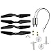 Produktbild KEYESMINER Zubehör für Drohnen for RC 4D-V4 Ersatzteile Passend for RC 4D-V4 Drohne Quadcopter Arme Motor Propeller Klingen Zahnräder Zubehör for 4DRC V4 austauschbar (Color : Kit SSS)