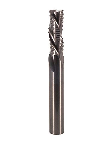 Whiteside Router Bits RD4100H Roughing Spiral Bit with Down Cut Solid Carbide 3/8-Inch Cutting Diameter and 1-Inch Cutting Length