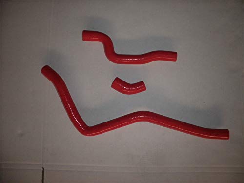 Aluminum Radiator And Hoses For Yamaha Raptor 660R Yfm660R 2001 2002 2003 2004 2005 01-05 (Red) #TOP2