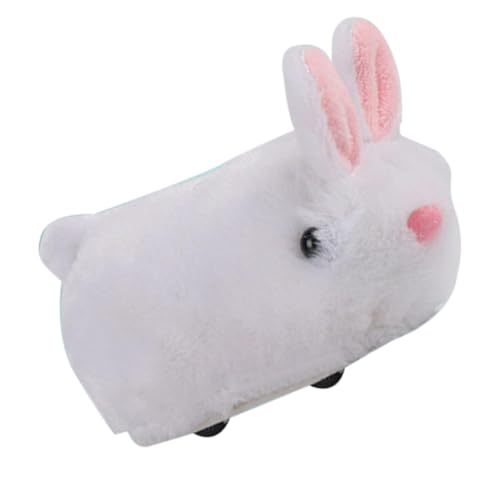 Bsbkoj Interactive Rabbit Plush Toy, Cute Rechargeable Pet Rabbit with Sound, Automatic Obstacle Avoidance, Hunting & Chasing Game for Pet Exercise...
