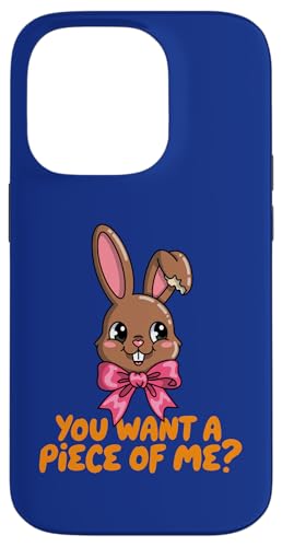 Chocolate Bunny Do You Want Piece of Me �ʔ����C�[�X�^�[���r�b�g �X�}�z�P�[�X iPhone 14 Pro �p